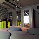 Lounge Stereo Showroom - Itaim (SP) - Detalhe Portas de Aço com Pintura Eletrostática